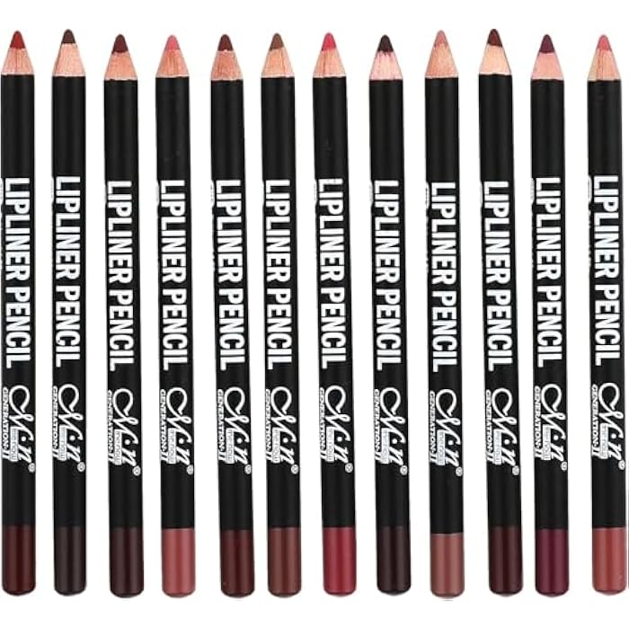 Lip Liner 12-Color Mixed Color Set Waterproof Lipstick Pen Coetics Lipliner Wholesale Makeup Gift for Girl - Image 4